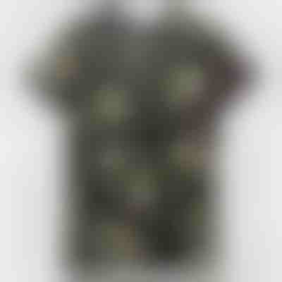 Swim Vcay Summer Beach Camo Print Mesh Top | SWIMCAMO