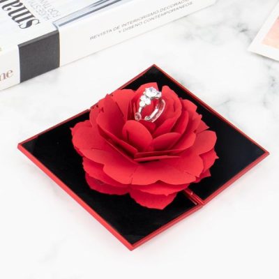Ring in a Flower Ring Box | VOWROSE