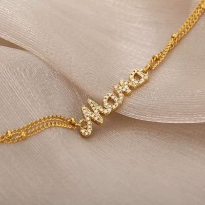 Stainless Steel Mama Bracelets with Sparkles | MAMASPARK