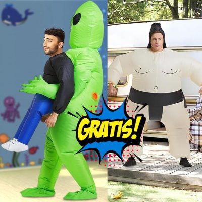 Inflatable Alien + Sumo costume | SUMOMAN