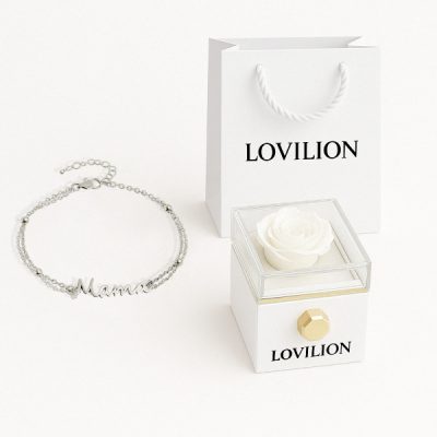 Stainless Steel Mama Bracelets in a Gift Box | MAMABRACELET_WHITEBOX