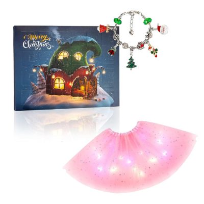LED shiny skirt + ADVENTBRACE | ADVENTPRINCESS