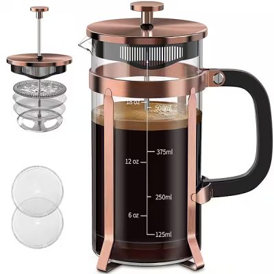 Stainless steel coffee press | CAFETINKA