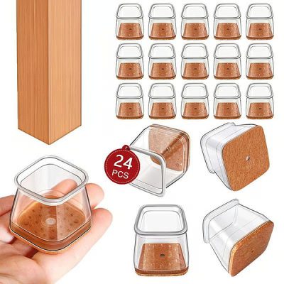 Protective chair leg caps (24 pcs/set) | LEGSAFE