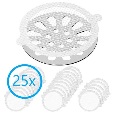 Self-adhesive drain protectors (25x)