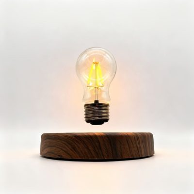 Floating magnetic light bulb | LEVITALUM