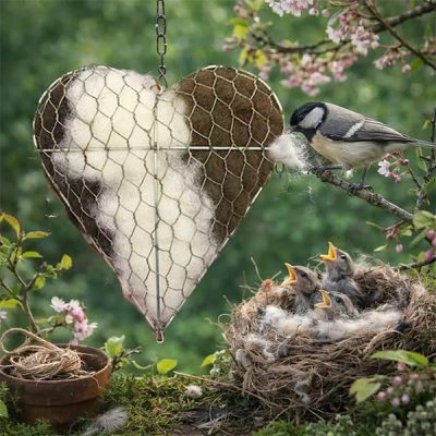 Hanging cotton bird nester | NESTBIRD