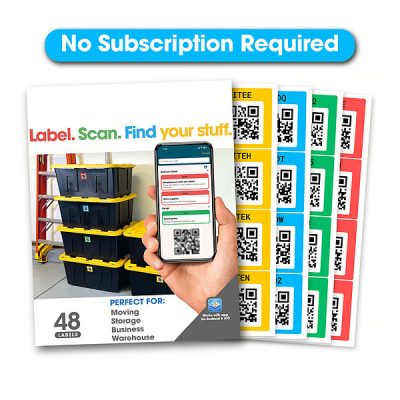 Smart digital organization stickers | QRLABLES