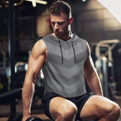 1x Sleeveless hooded gym shirt (3 pcs) | SLEEVEHOOD