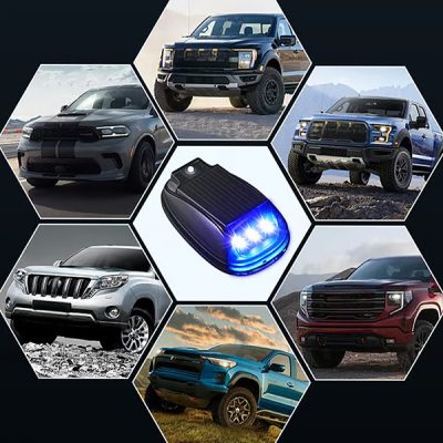 RGB Solar car light (2 pcs/set) | CARLUMIS