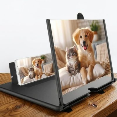 Screen magnifier: 3x to 5x magnification