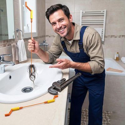 Flexible sink hair remover | DRAINLY