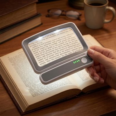 Rectangular LED reading magnifier | READSCOPE