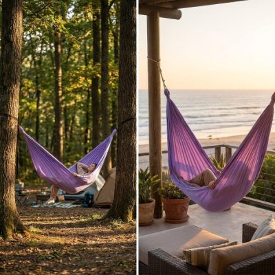 Relax Anywhere with the Comfortable Hanging Hammock | AEROGA