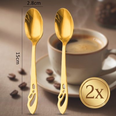 2x coffee spoons