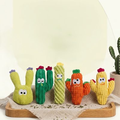 Interactive plush catnip toy | CACTIPURR