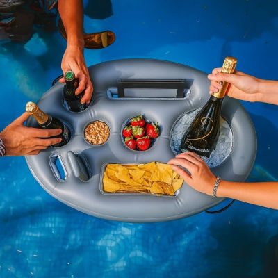 Floating drink tray