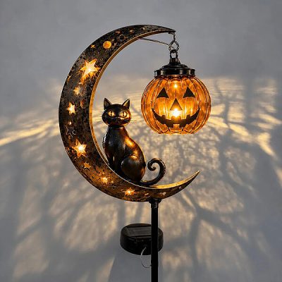 Solar pumpkin garden stake | GLOWPKIN