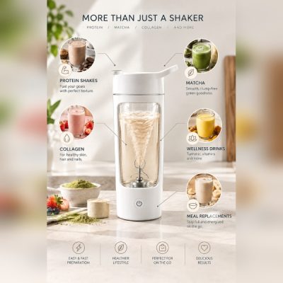 Electric Self-Mixing Bottle, 650 ml | PROSHAKER