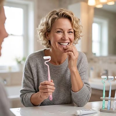 S-shaped ergonomic vertical toothbrush | CURVBRUSH