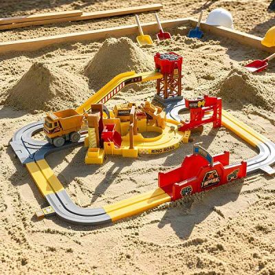 Motorized quarry track toy | QUARRIX
